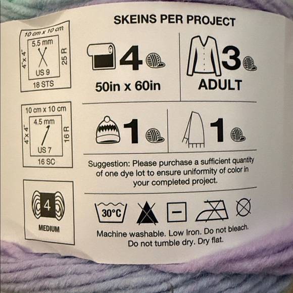 Big Twist Rave Yarn in color Unicorn - Picture 4 of 6